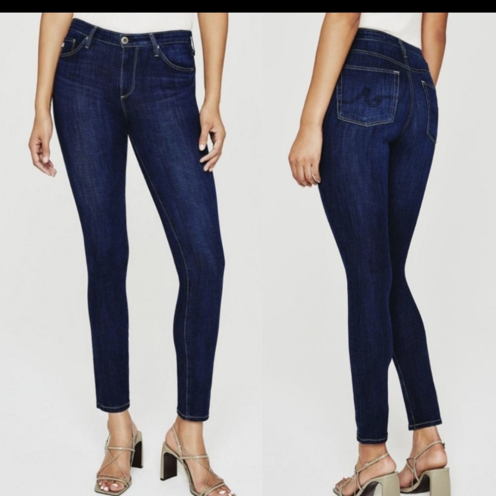 AG Adriana‎ Goldschmied "The Prima" Cigarette Leg Stretch Jeans Size 28 …